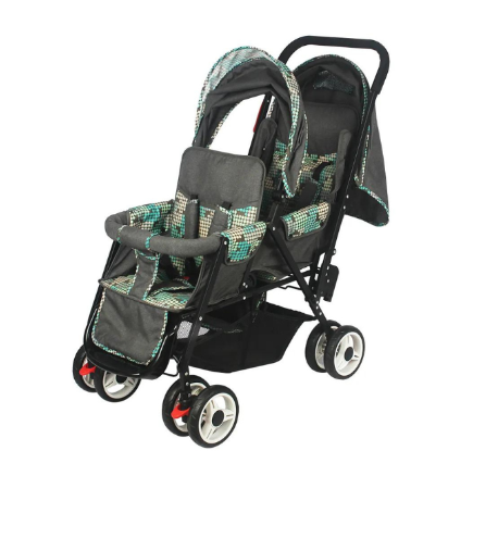 2 in 1 Foldable Twin stroller