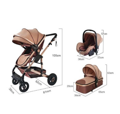Mini 3 in 1 light weight baby stroller